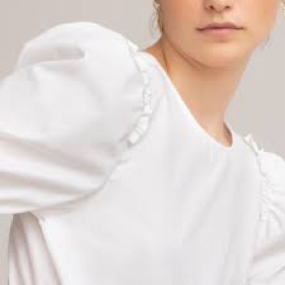 Zara Cream Casual Top - Picture 2 of 7